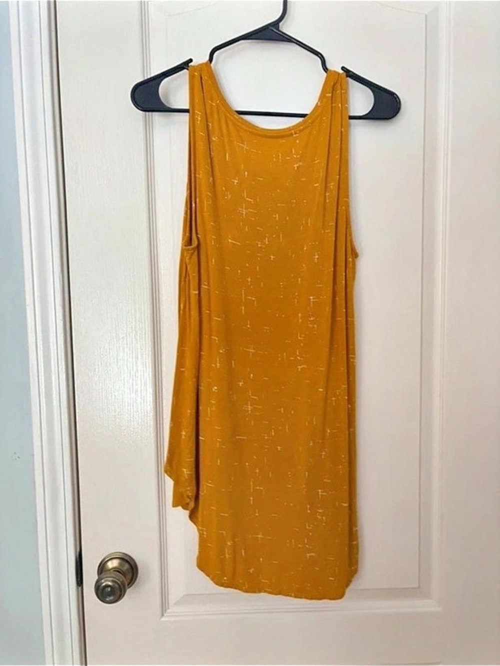 APT. 9 Sleeveless Tank Top in mustard yellow